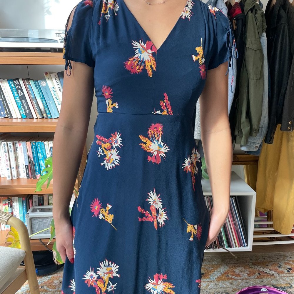 Madewell Mini Dress in Floral Print (00)